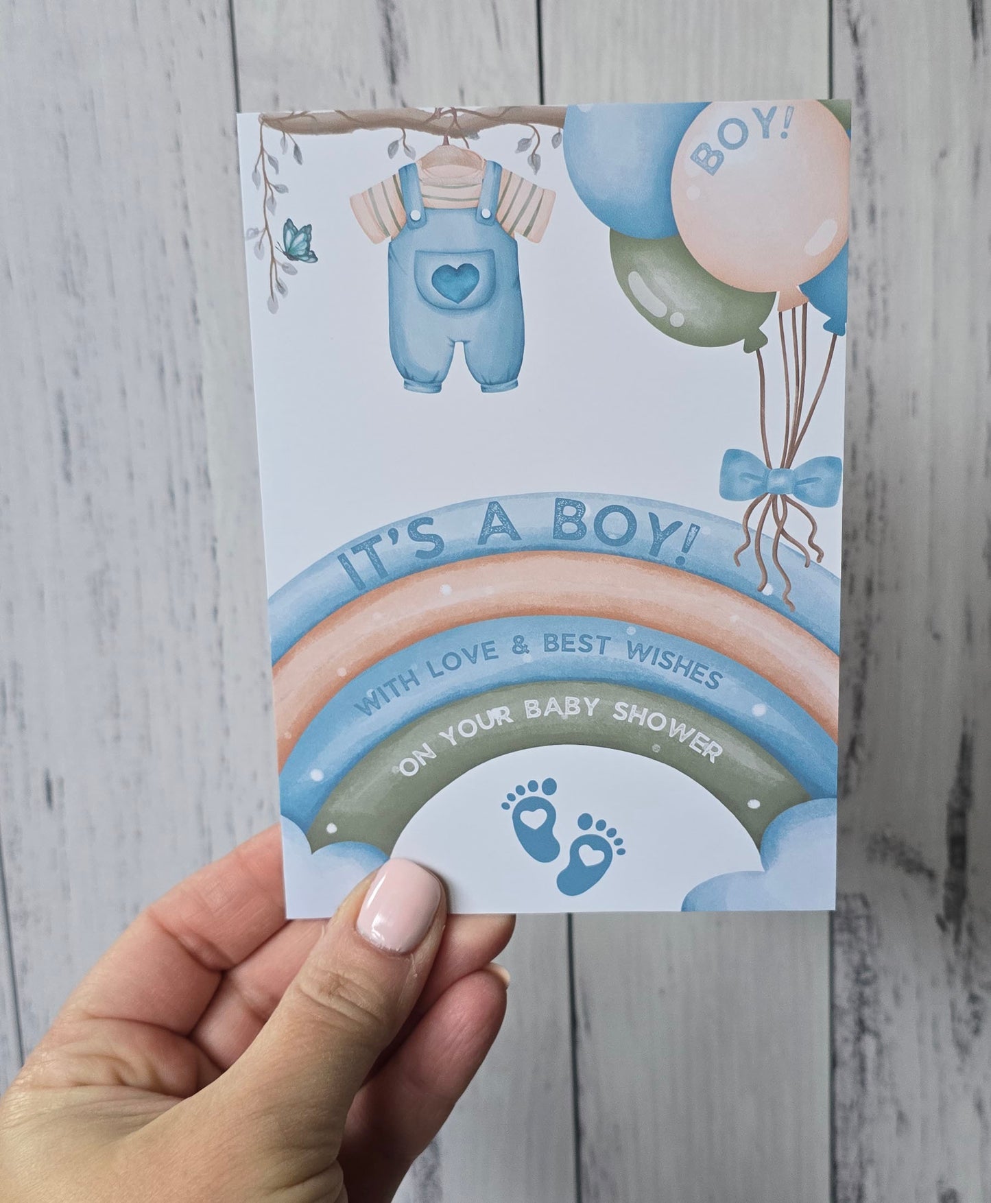 A6 Greeting Card - Baby Shower It's a Boy