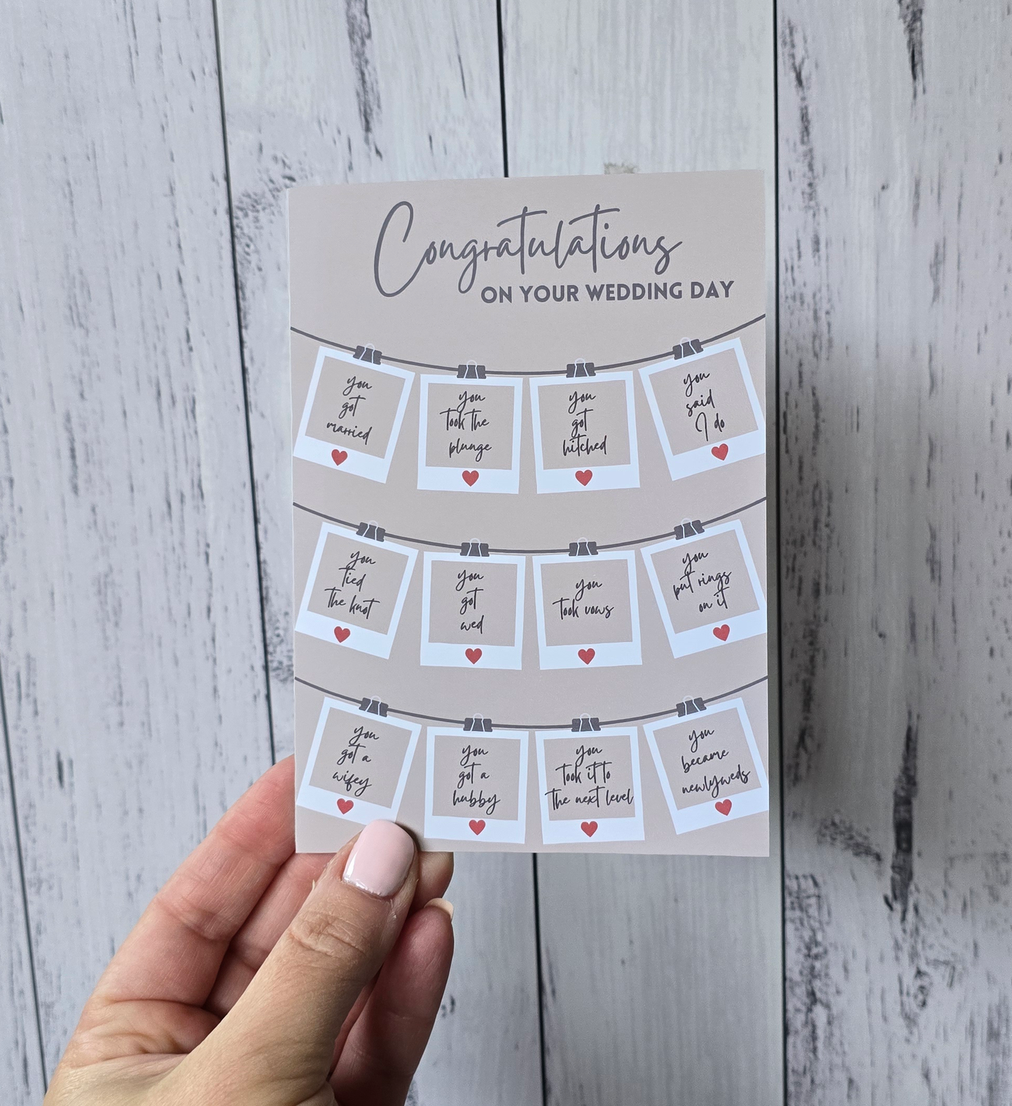 A6 Greeting Card - Congrats on your Wedding Day