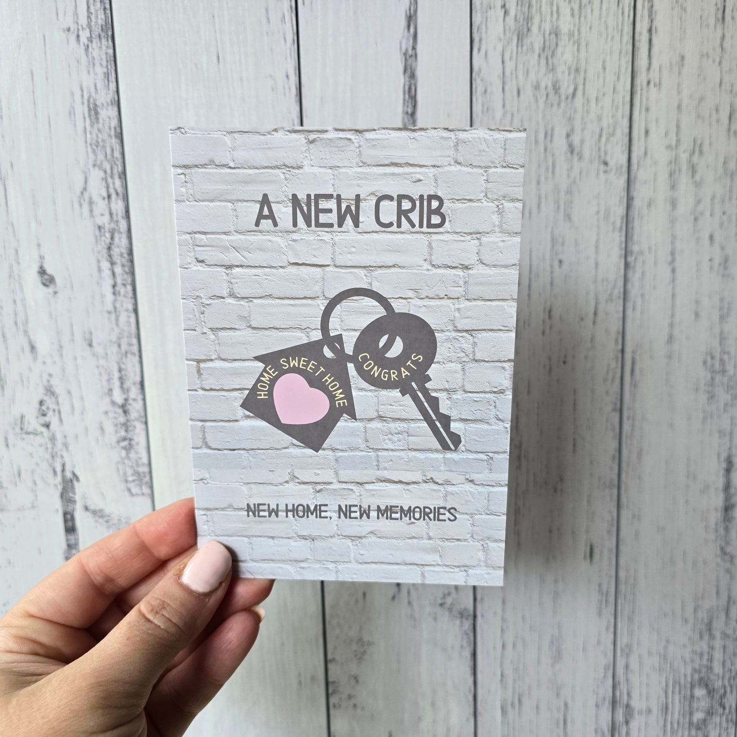 A6 Greeting Card - A New Crib