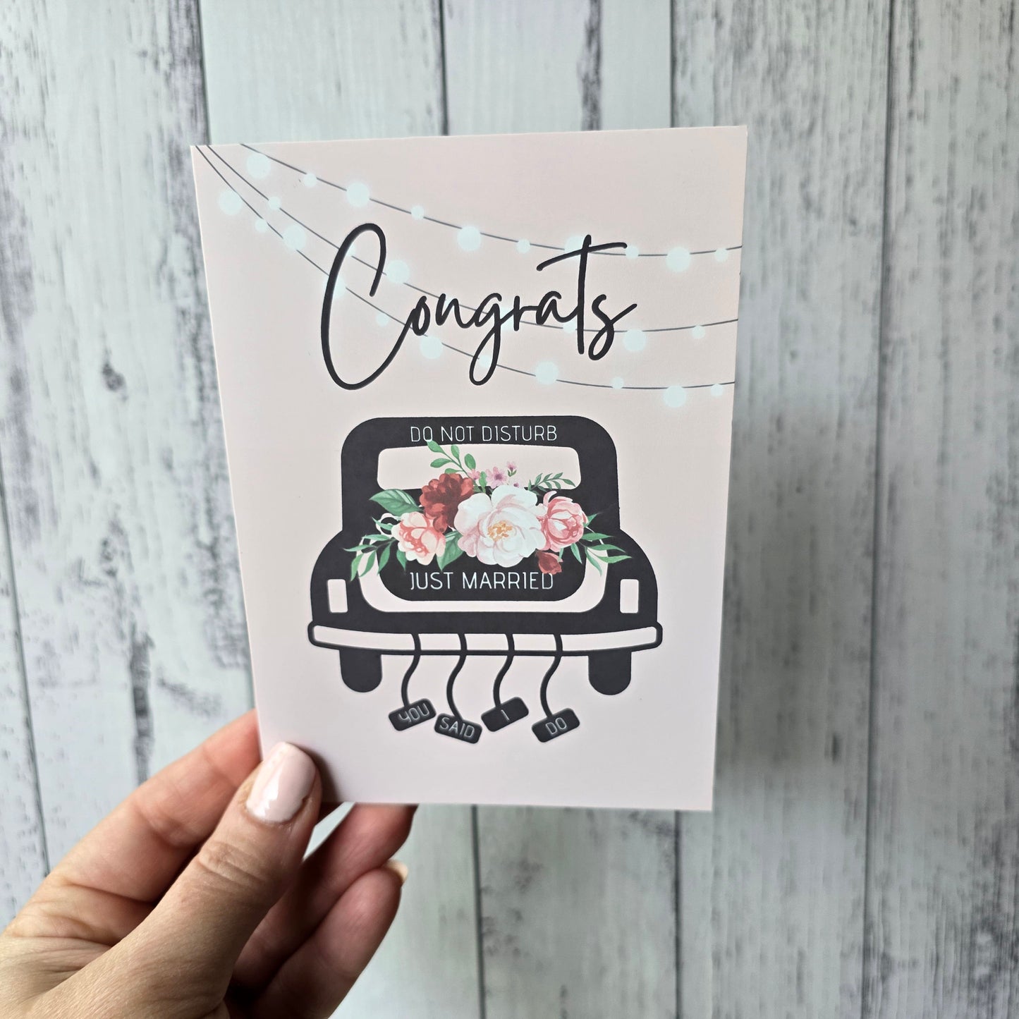 A6 Greeting Card - Congrats, Just Married