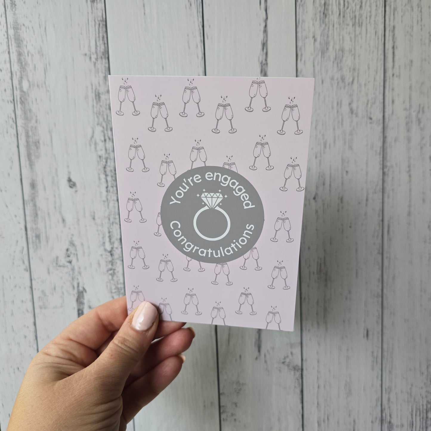 A6 Greeting Card - You're Engaged, Congratulations