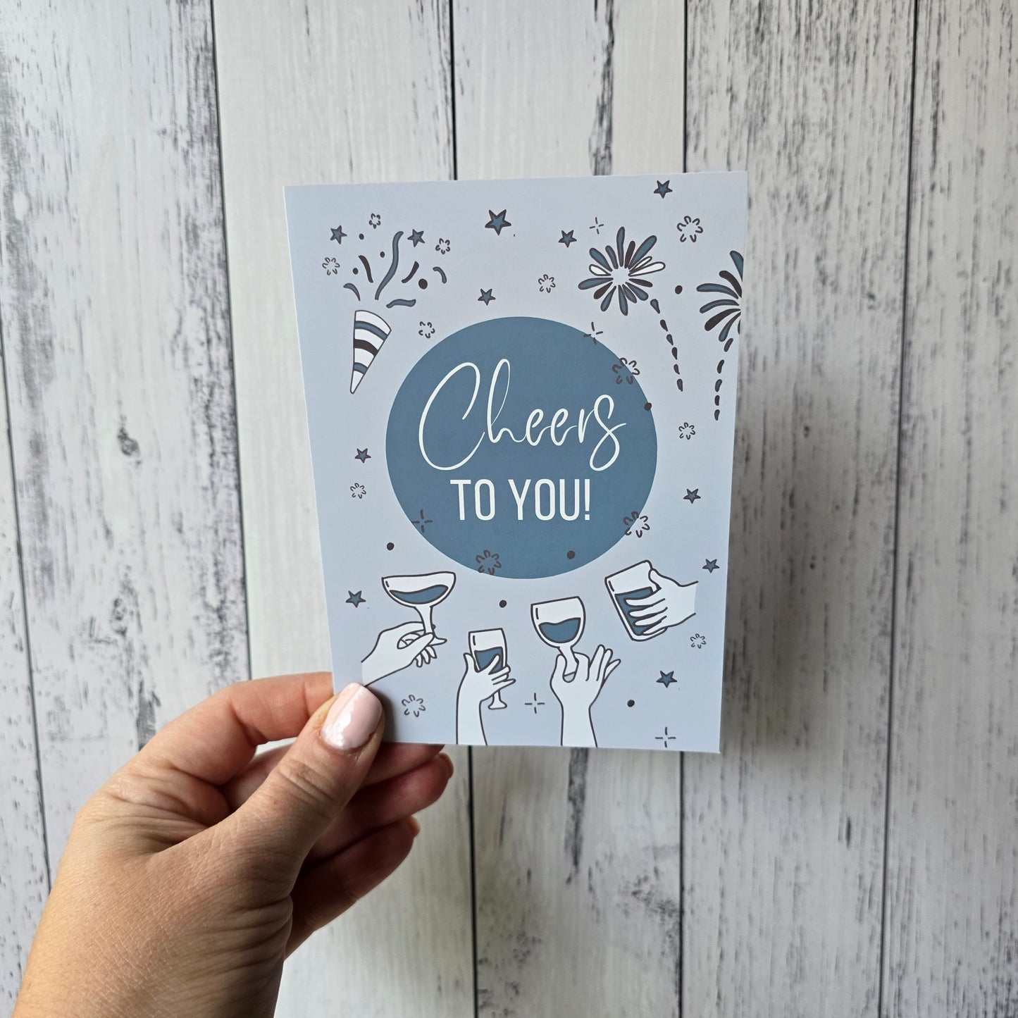 A6 Greeting Card - Cheers to you