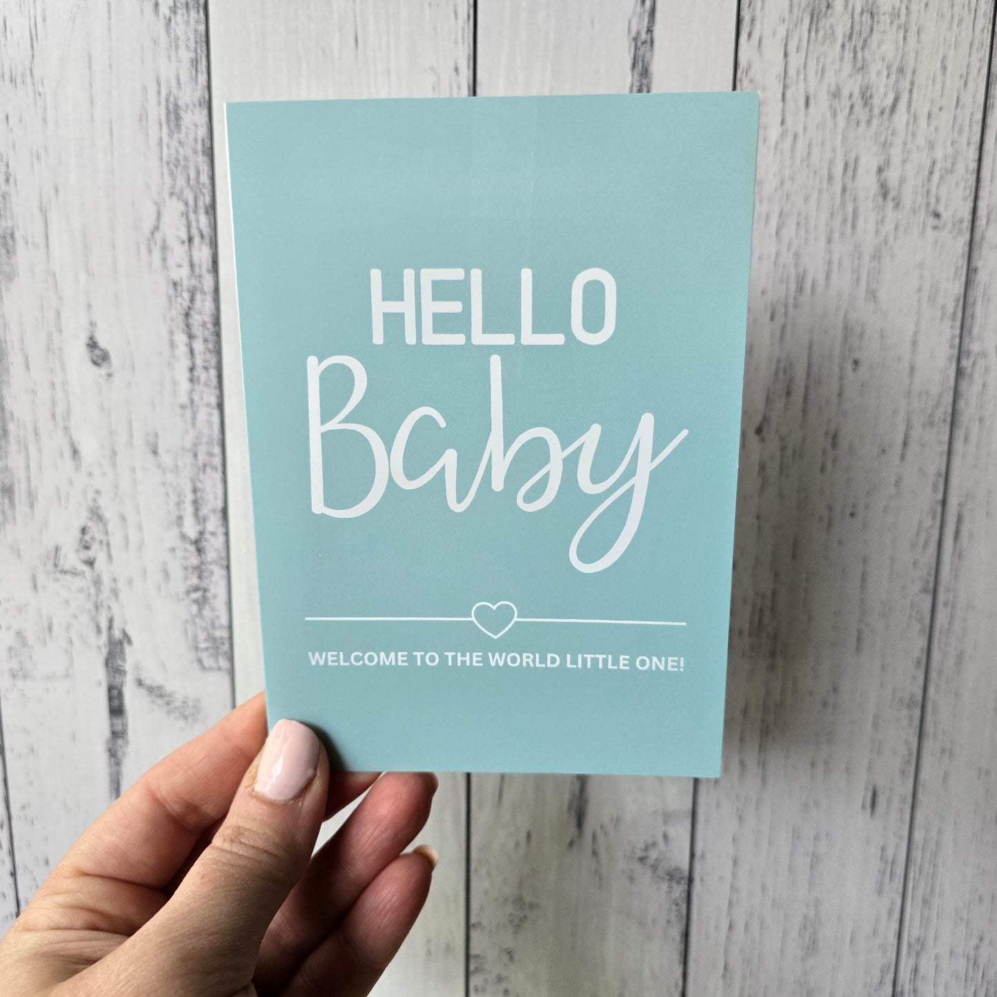 A6 Greeting Card - Hello Baby
