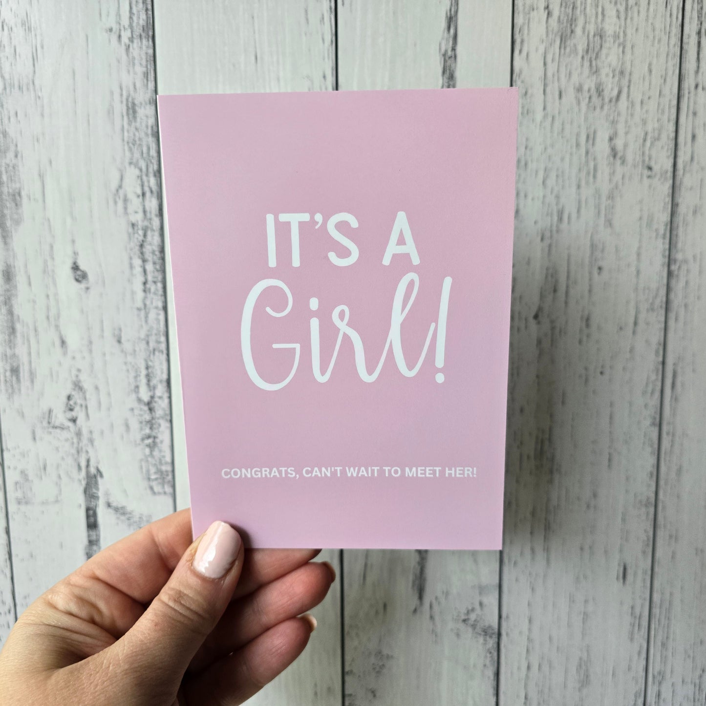 A6 Greeting Card - It's a Girl