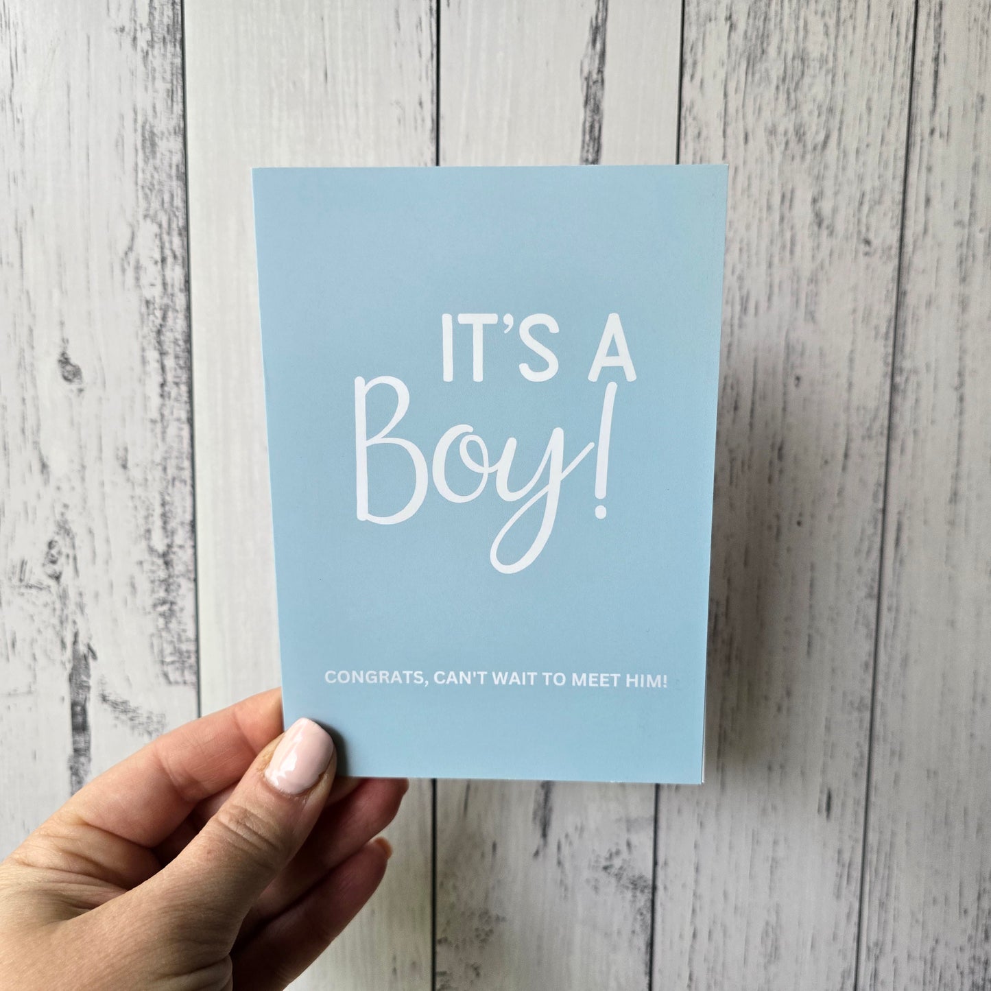 A6 Greeting Card - It's a Boy