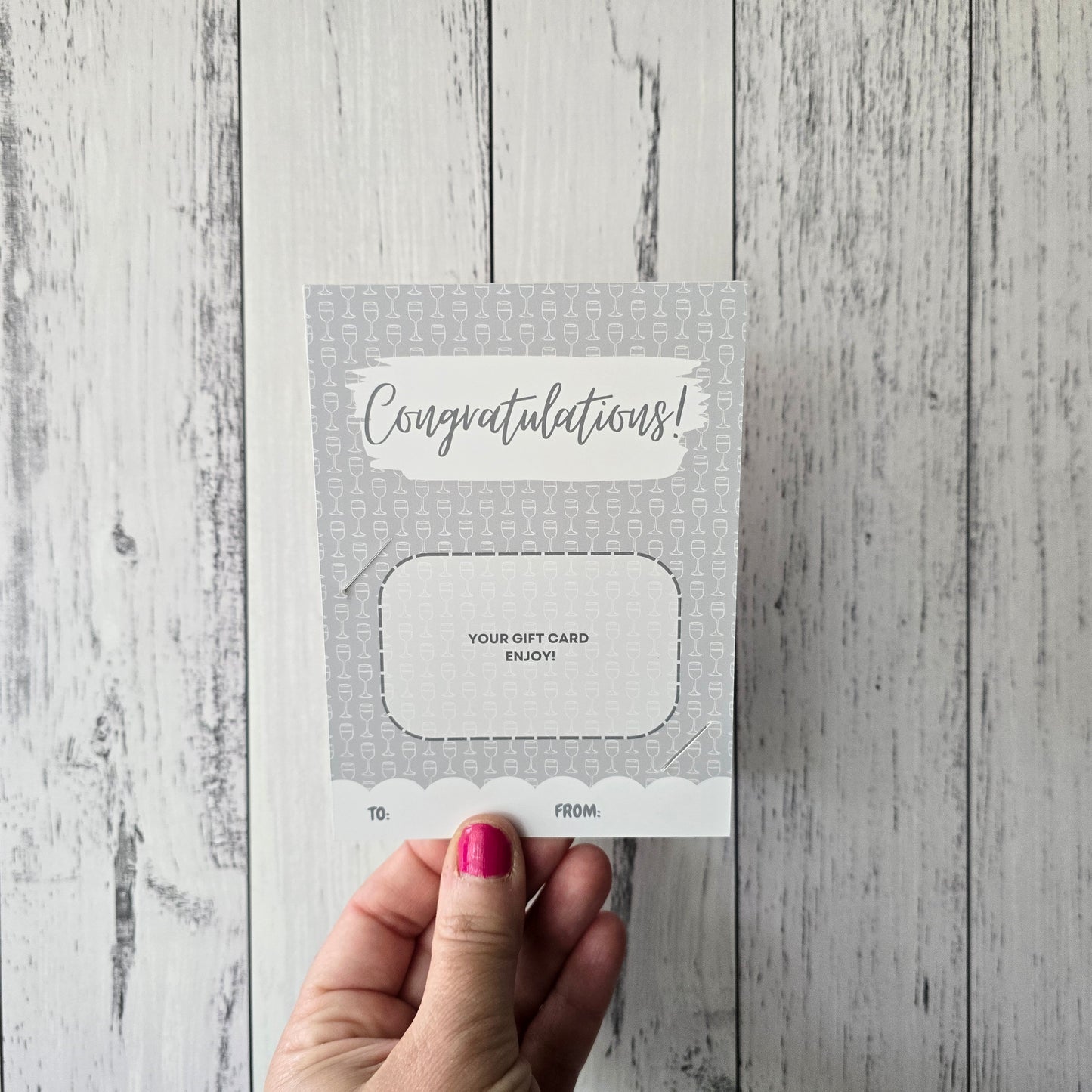 Gift Card Holder - Congratulations