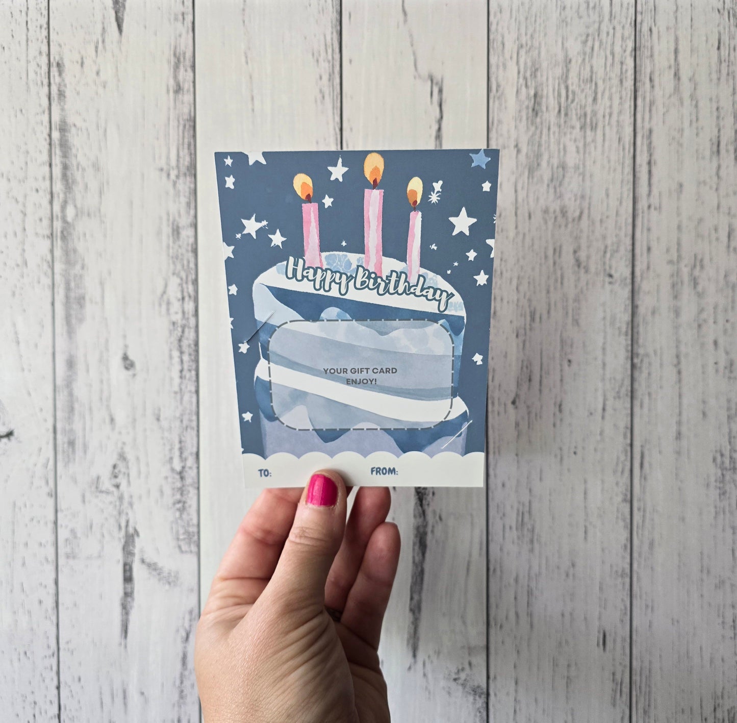Gift Card Holder - Happy Birthday