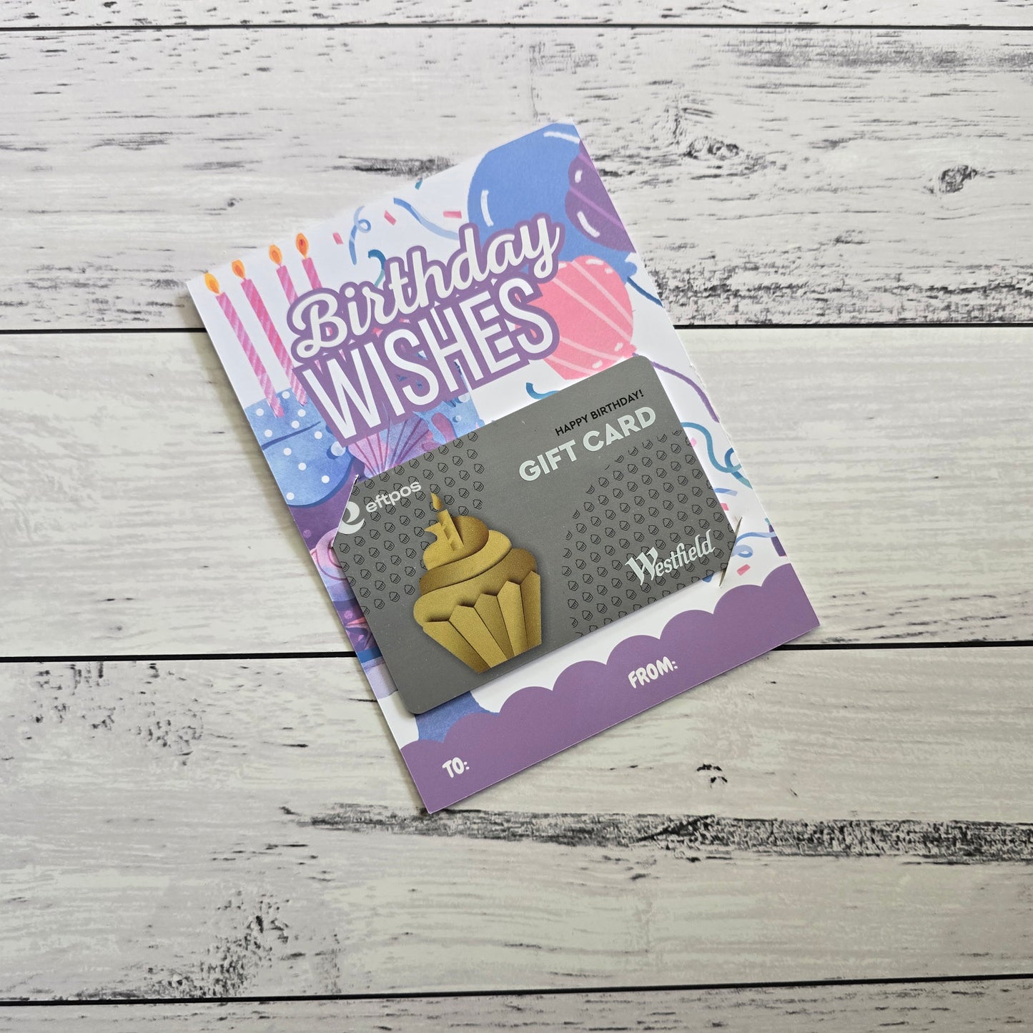 Gift Card Holder - Birthday Wishes