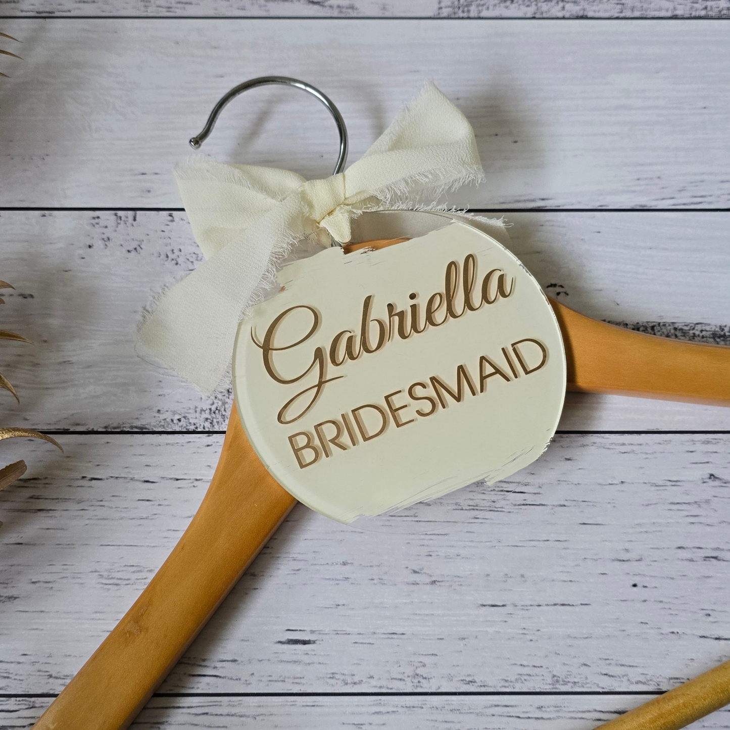 Acrylic Bridal Hanger Tags
