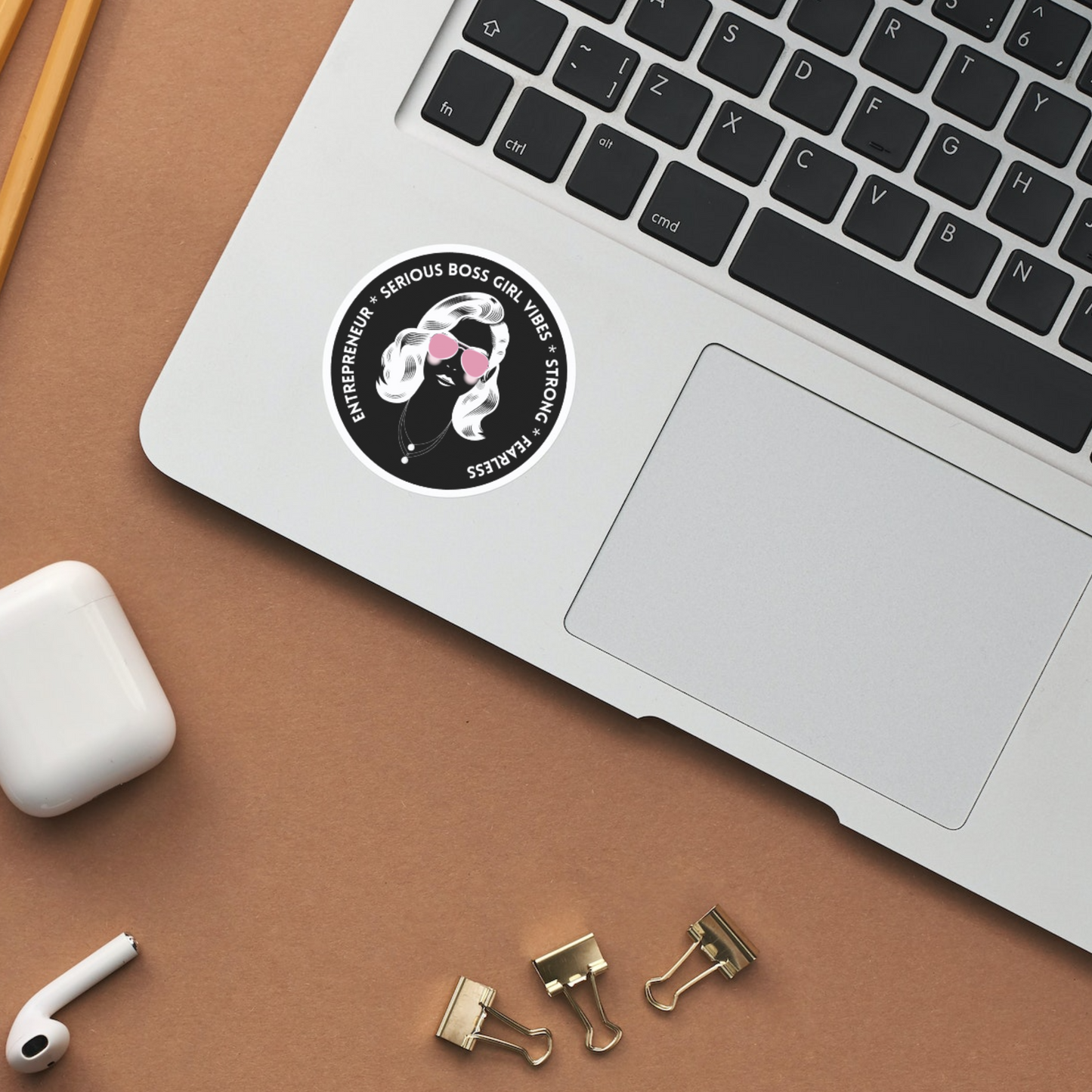 Vinyl Sticker - Entrepreneur (Black & White)