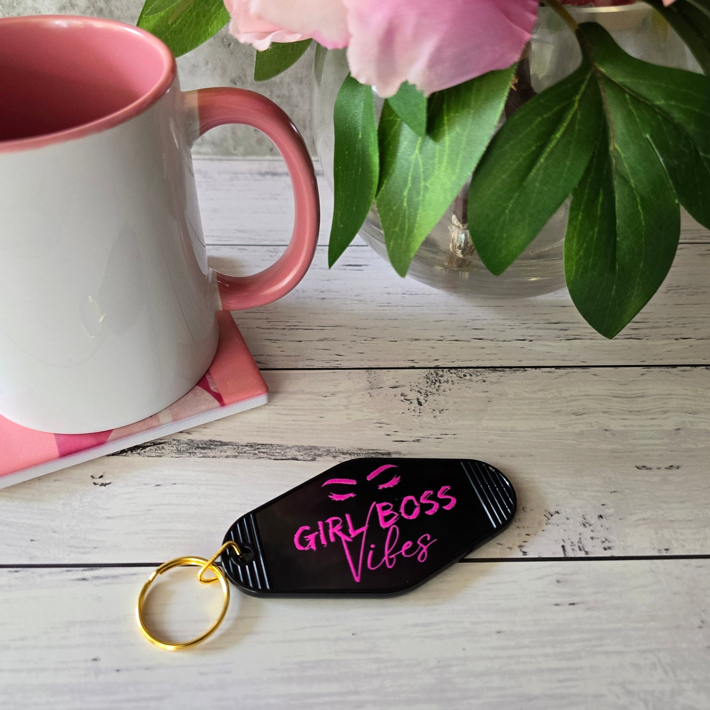Motel Keychain - Girl Boss Vibes