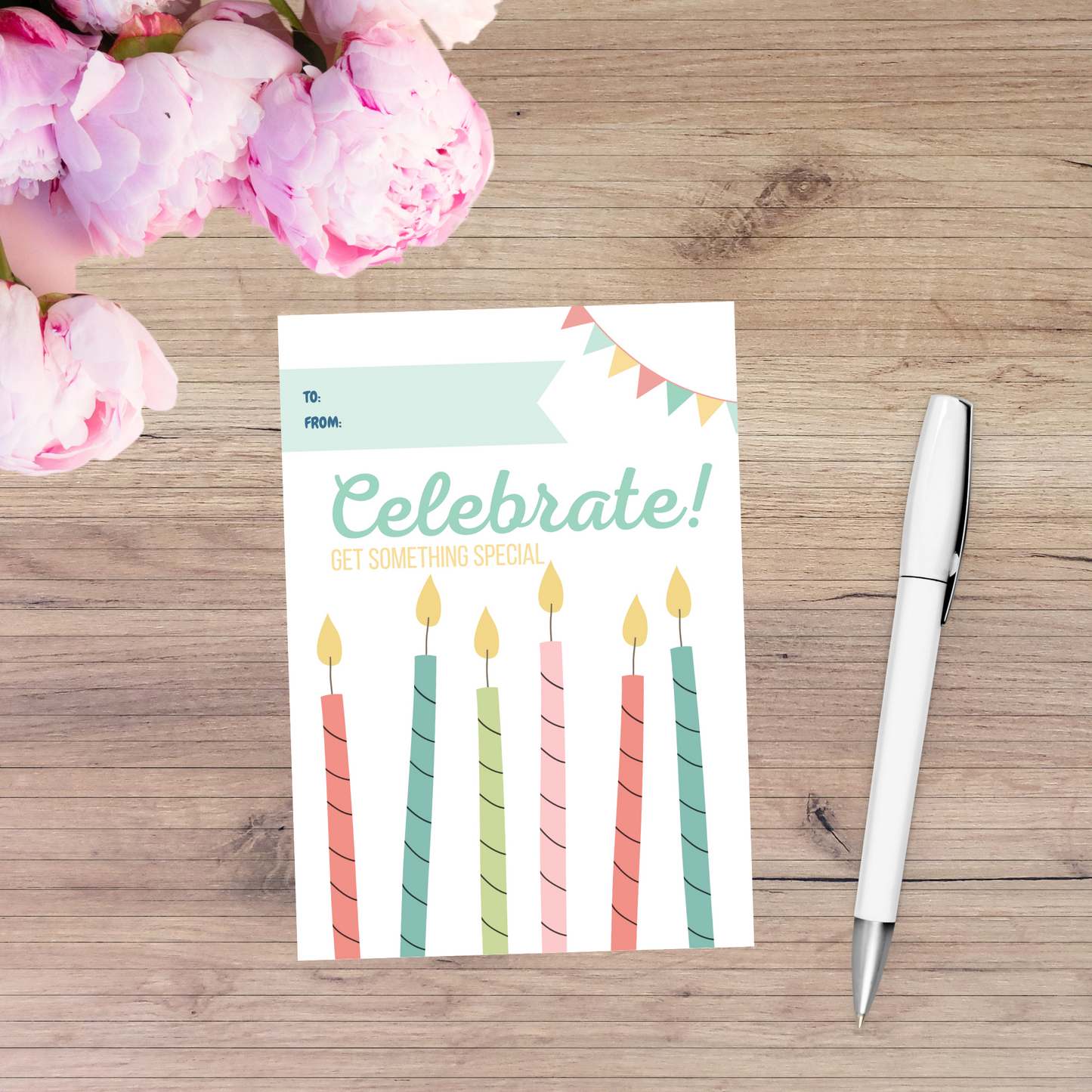 Money Envelope - Celebrate, get something special