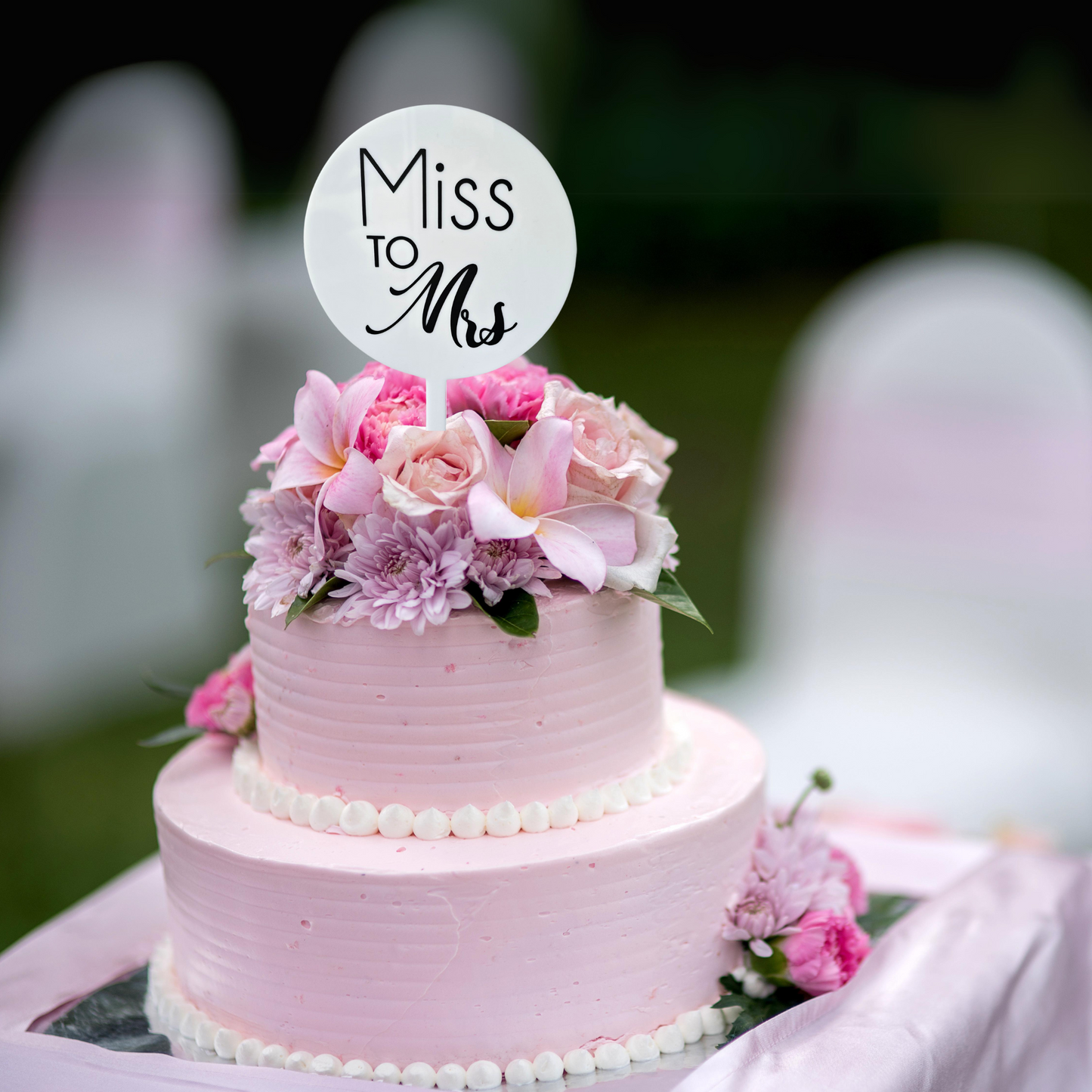 Cake Topper - Miss to Mrs
