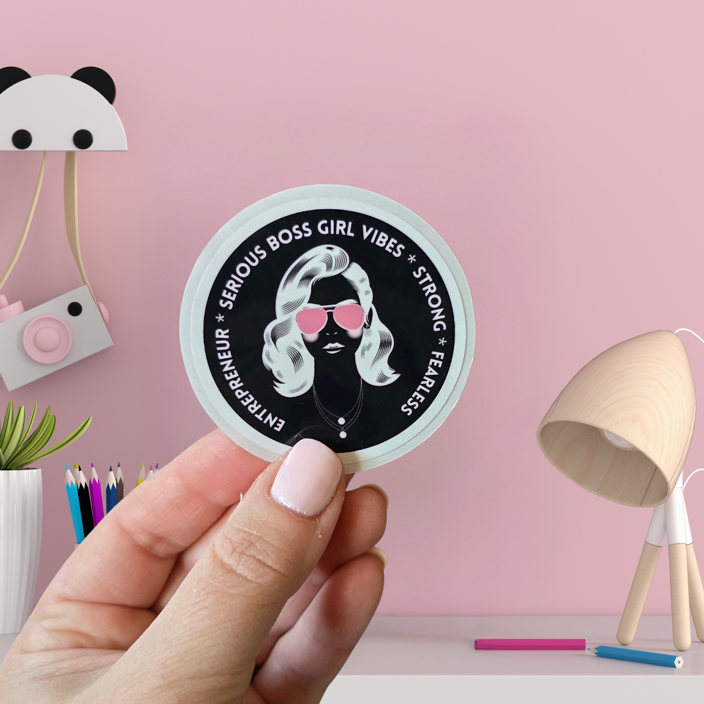 Vinyl Sticker - Entrepreneur (Black & White)