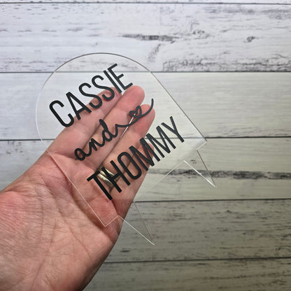 Cake Topper - Arch