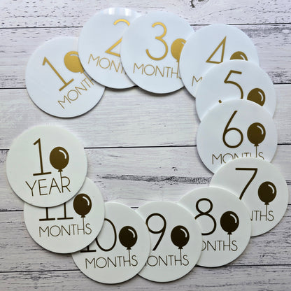Acrylic Baby Milestone Discs - My Name is