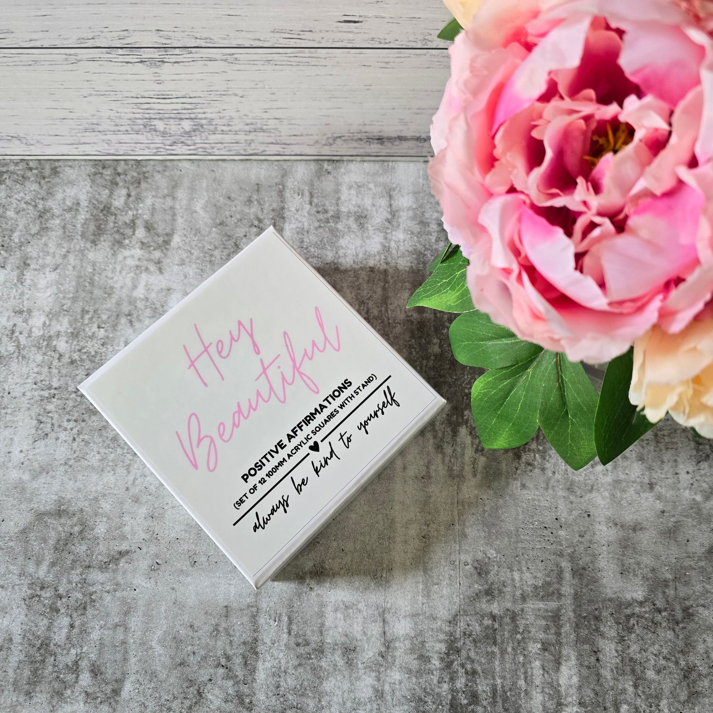 Acrylic Positive Affirmation Box Set
