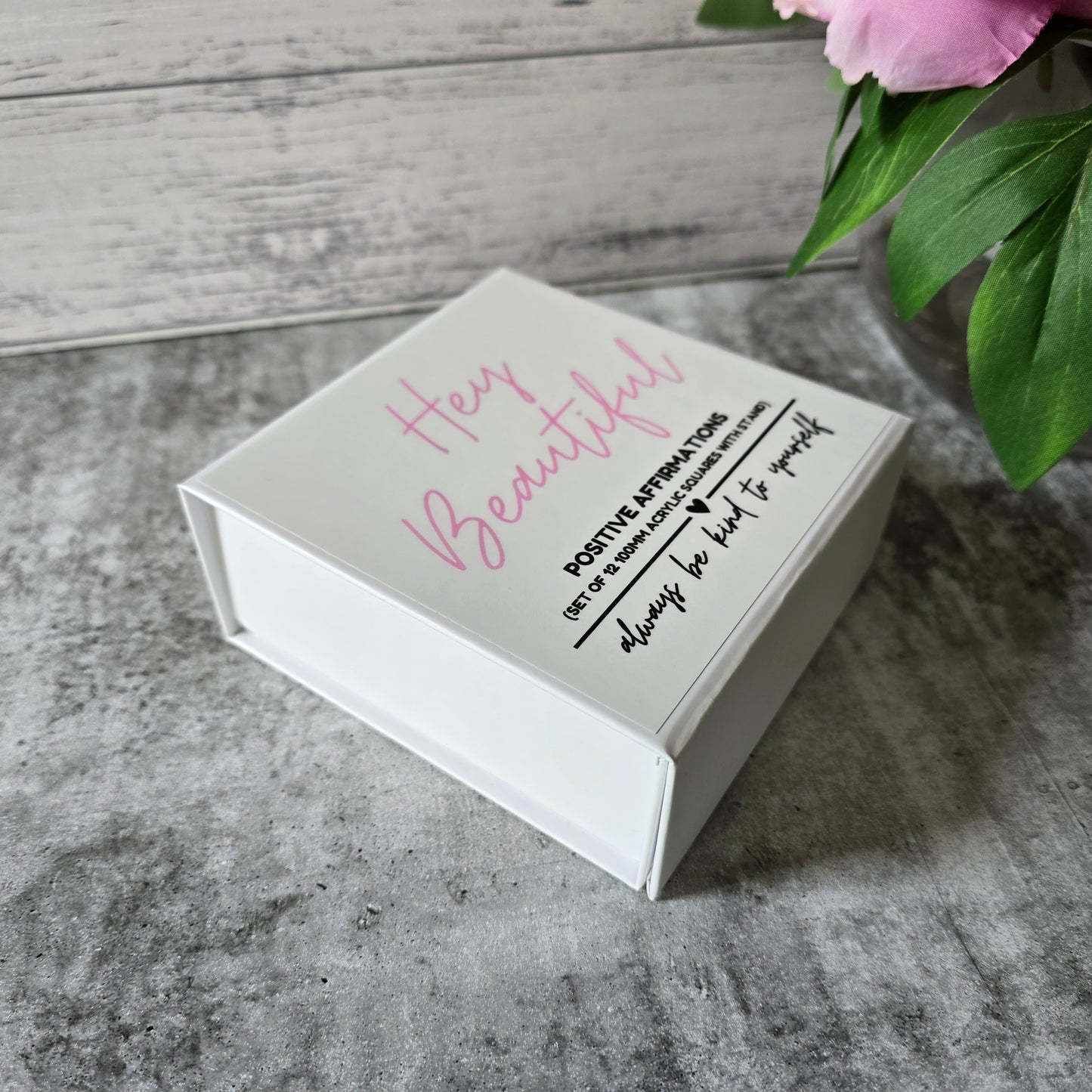 Acrylic Positive Affirmation Box Set