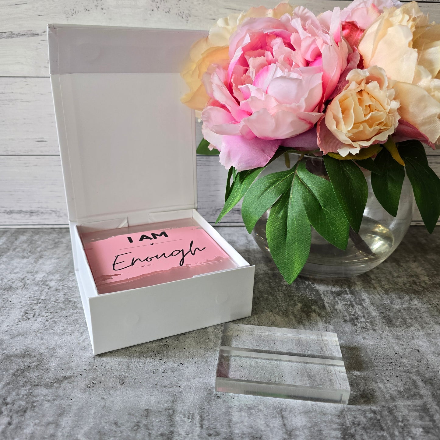 Acrylic Positive Affirmation Box Set