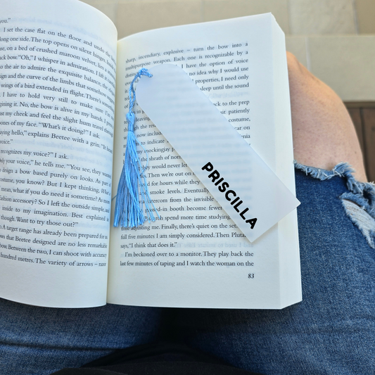 Acrylic Arch Bookmark - Frosted