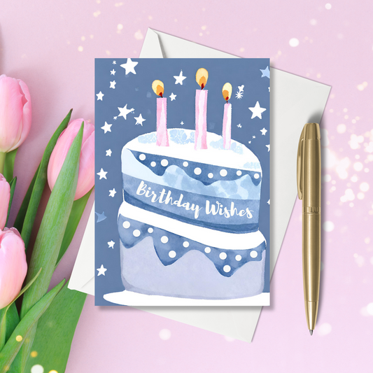 A6 Greeting Card - Birthday Wishes