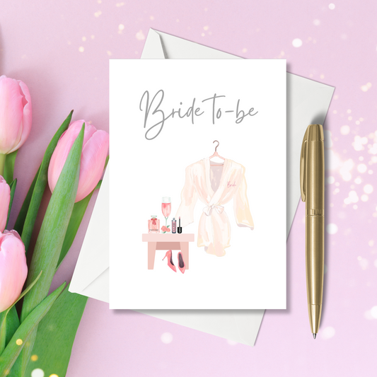 A6 Greeting Card - Bride to-be