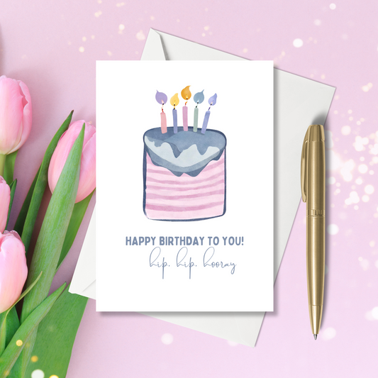 A6 Greeting Card - Happy Birthday To You