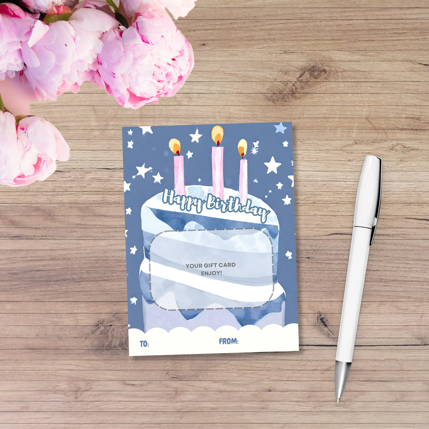Gift Card Holder - Happy Birthday