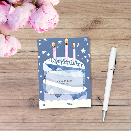 Gift Card Holder - Happy Birthday
