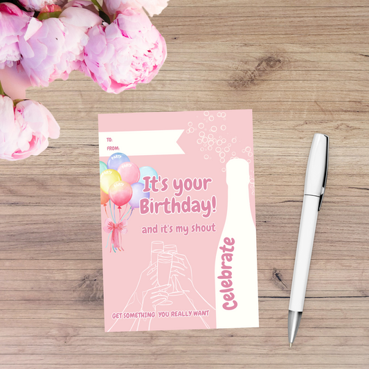 Money Envelope - It's your Birthday and it's my shout