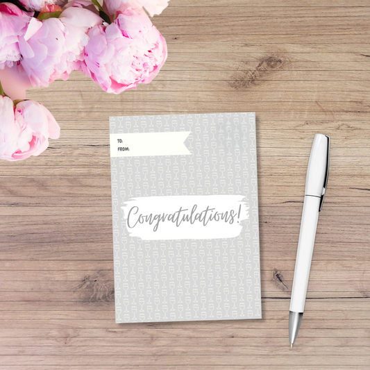 Money Envelope - Congratulations (grey)