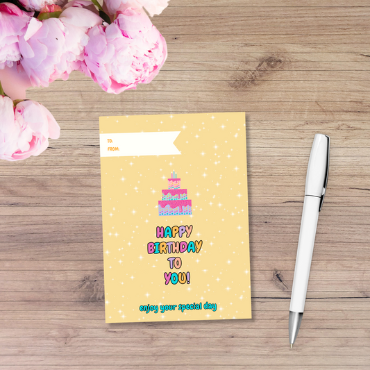 Money Envelope - Happy Birthday, enjoy your special day