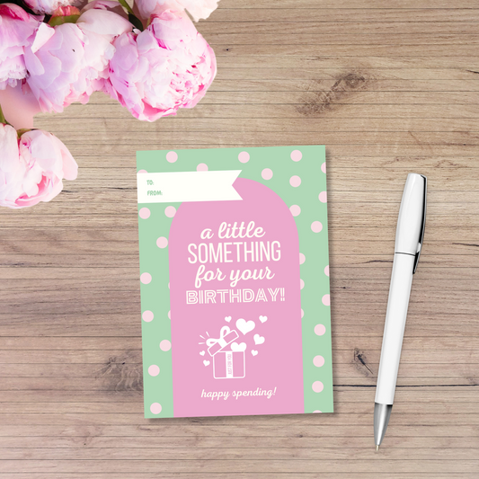 Money Envelope - A little something for your Birthday