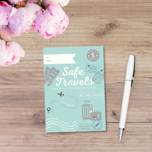 Money Envelope - Safe Travels