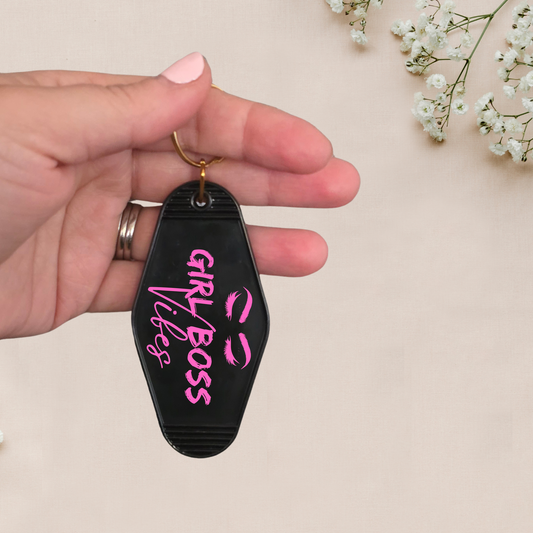 Motel Keychain - Girl Boss Vibes