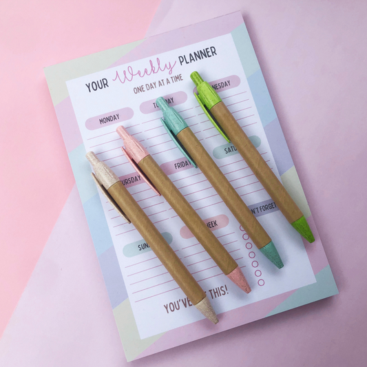 Eco-Friendly Click Pens (4PK)